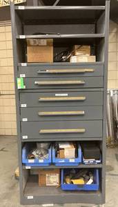 lot 660 image: Upright Drawer Storage Unit