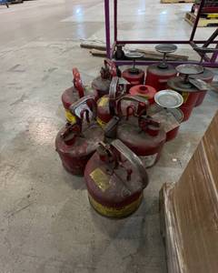 lot 2028 image: Plunger and Safety Cans