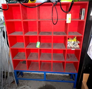 lot 911 image: Cubby Storage Shelf