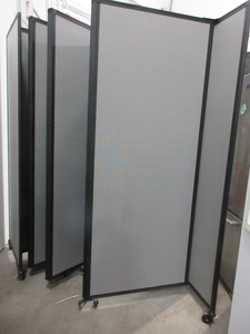 lot 174 image: VERSARE ROOM DIVIDER 360 FOLDING PARTITION WALL
