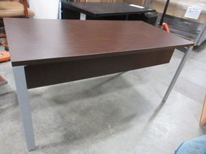 lot 141 image: OFS WORK TABLE WITH MODESTY PANEL