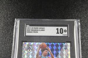 2019-20 Mosaic Silver Mosaic Prizm Brandon Clarke #207 SGC 10 Rookie Card
