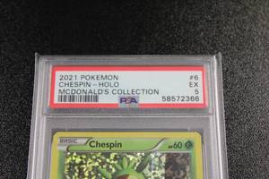 Pokemon 2021 McDonalds Collection Holo Chespin #625 PSA 5