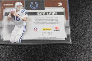 2010 Classics Sundays Best Prime Peyton Manning Jersey Relic #20 750  Only 50 Exist