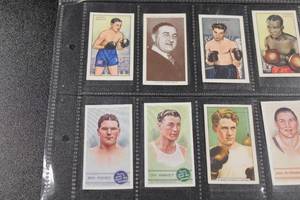 Vintage Boxing & Horse Racing Cigarette Card Lot  10 Cards