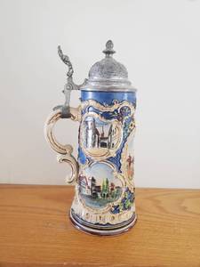 lot 41 image: Old German Beer Stein