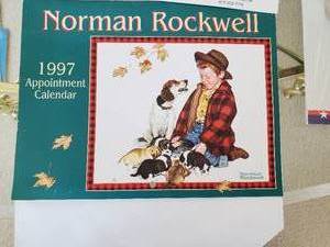 lot 73 image: Vintage Calendars