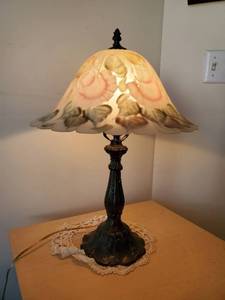 lot 88 image: Glass-Top Lamp