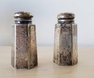 lot 92 image: Pair Of Sterling Silver Shakers