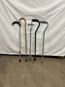Lot of Elderly Assist, Short Term Recovery or Senior Care Patient Walking Mobility Canes