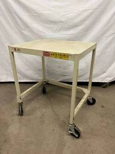 Brown &amp Saenger Metal Mobile Utility Work Table