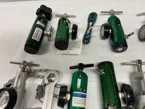 Large Lot of Oxygen Regulators