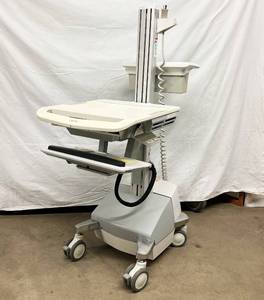 WOW MSRP $6000 Ergotron StyleView EMR Laptop Notebook Sit To Stand Locking Powered Cart for Healthcare, Inventory &amp At Home Portable Office Desk - Great Used Condition - Untested - Electronics Not Included No Key 1st Pic - Stock Photo