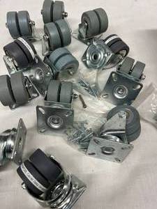 Lot Of Caster Zeiss PPMP026 S4 Stand Wheels - Appear New