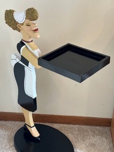 lot 108 image: Rare Bombay Millie the Maid Butler Statue