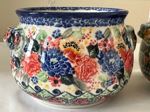 lot 109 image: (3) Unikat Polish Pottery Crocks