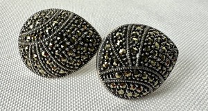 lot 264 image: Sterling and Marcasite Earrings by Judith Jack