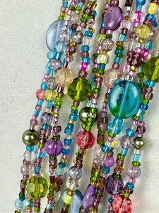 lot 254 image: Joan Rivers Torsade Collection - Joan Rivers Pastel Torsade Collection Multi Strand Beaded Necklace and Bracelets