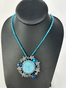 lot 258 image: Kirks Folly Enchanted Collection Seaview Moon Magic Pin Pendant Necklace