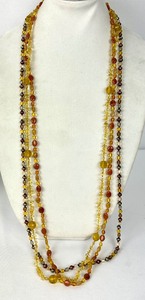 lot 259 image: Joan Rivers Triple Strand Colorful Beaded Necklace