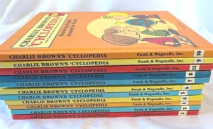 lot 356 image: Charlie Browns Cyclopedia Set Volumes 1 Through 10