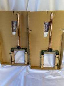 lot 358 image: Copper Twisting Sculpture Water Sprinklers
