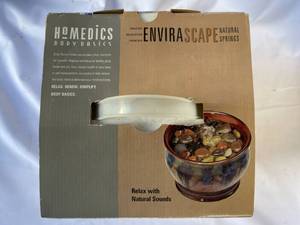lot 379 image: Homedics Envirascape Tabletop Relaxation Fountain
