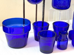 lot 154 image: Variety of Decorative Cobalt Blue Glassware Items