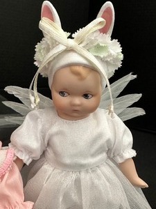 lot 145 image: Two Small Collectible Porcelain Dolls