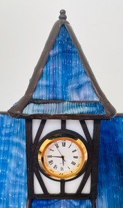 lot 92 image: Forma Vitrum Klaus Clock Shop Stained Glass