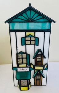 lot 96 image: Forma Vitrum The Pastors Place and The Breadmans Bakery Stained Glass