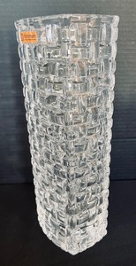 lot 186 image: Trio of Crystal Vases including a Vase by Nachtmann