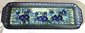 lot 49 image: Unikat Polish Pottery Tray