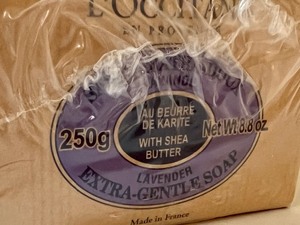 lot 167 image: Six New Bars of LOccitane Lavender Soap