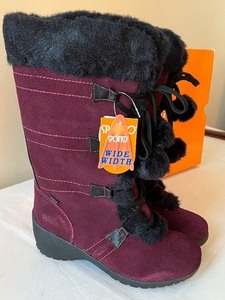 lot 171 image: Sporto Meagan Boots in Merlot - NEW