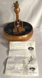 lot 402 image: Hand Crafted Tabletop Fountain by Unique Arts