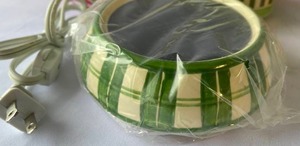 lot 412 image: Candles, Candle Warmer and a Woven Candle Basket