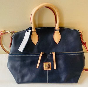 lot 203 image: New with Tags Dooney & Bourke Handbag with Matching Zippered Pouch and Dust Bag
