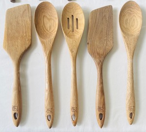 lot 221 image: Wooden Serving Utensils by J Jason Wu, Lidia and Rachel Ray