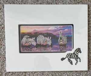 lot 234 image: Decorative Zebra Themed Items