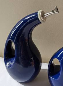 lot 295 image: Pair of Rachel Ray Ceramic Olive Oil Bottles