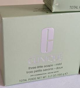 lot 421 image: Three New Clinique Mini Face Soaps