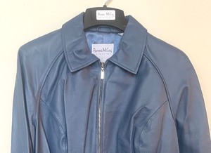 lot 307 image: Pamela McCoy Collections Leather Coat New with Tags