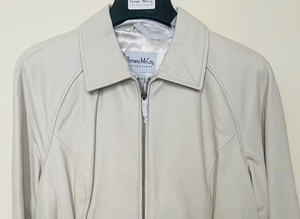 lot 306 image: Pamela McCoy Collections Leather Coat New with Tags