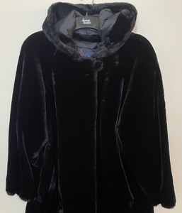 lot 309 image: Dennis Basso Faux Fur Coat with Hood