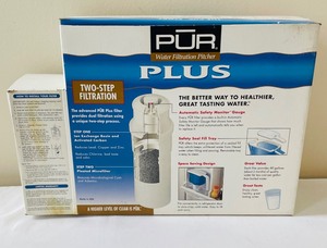 lot 441 image: New Pur Plus Water Filtration Pitcher with Extra Filter