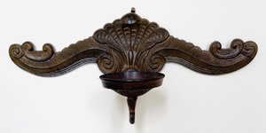 lot 448 image: Magnificent Metal Wall Mount Candle Holders