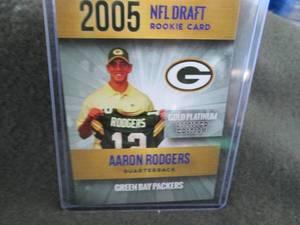 Rare Aaron Rodgers Custom Card...