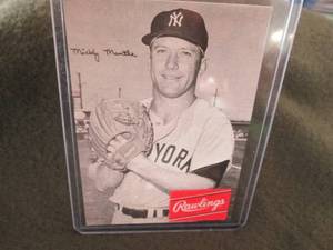 Rare Mickey Mantle Custom Card...