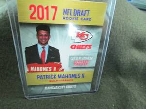 Rare Patrick Mahomes Custom Card...